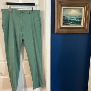 Vineyard Vines by Shep & Ian Green Cotton & Spandex Chino Pants Size 38 x 32